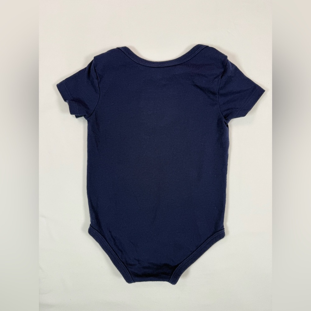 NIKE Baby Boys’ Navy Blue Basketball Graphic Short Sleeve‎ One Piece Size 18M - Picture 2 of 5